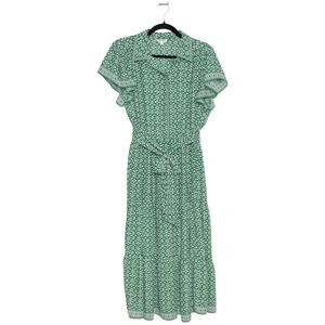 Max Studio Green Flowy Midi Dress Size XLarge